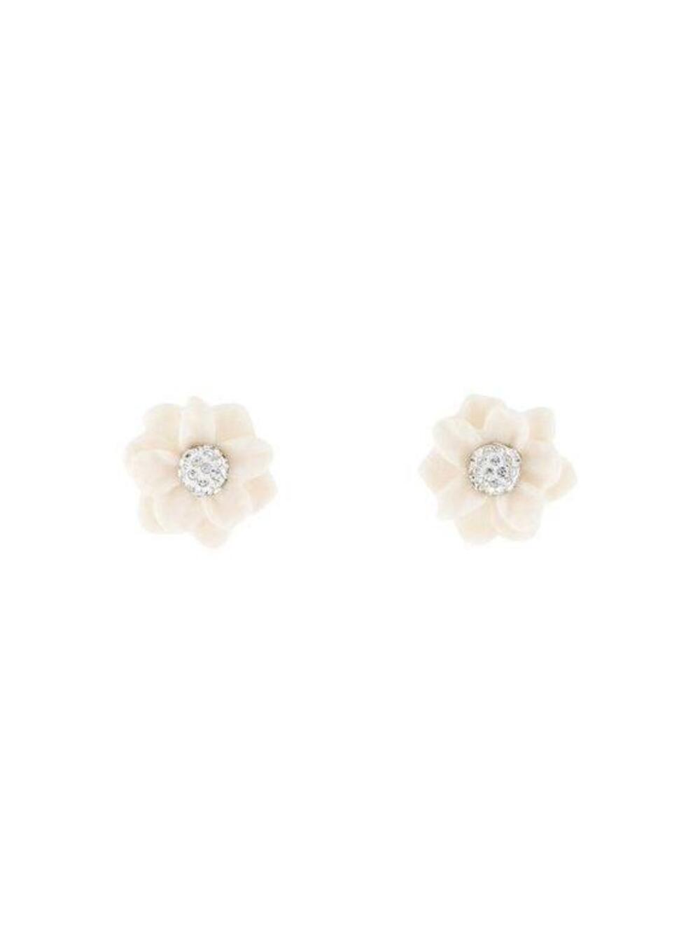 Lele Sadoughi Gardenia Stud Earrings